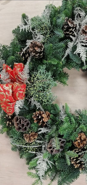 HAND DESIGNED CHRISTMAS DOOR WREATHS